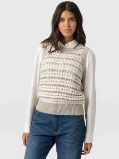 Adler Sleeveless Knit - Beige