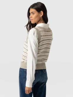 Adler Sleeveless Knit - Beige