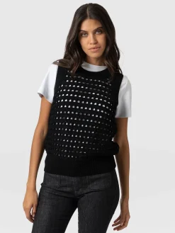 Adler Sleeveless Knit - Black