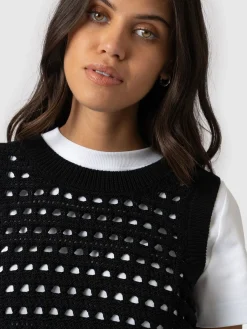 Adler Sleeveless Knit - Black