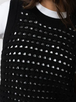 Adler Sleeveless Knit - Black