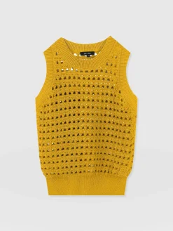 Adler Sleeveless Knit - Mustard