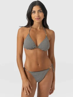 Alba Tie Side Bikini Bottom - Stripe