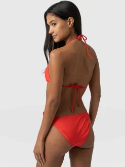 Alba Tie Side Bikini Bottom - Red