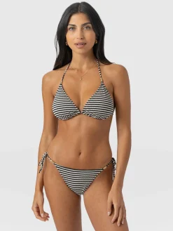 Alba Triangle Bikini Top - Stripe