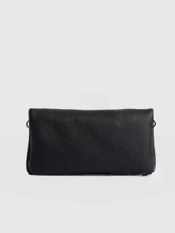 Alexis Studded Clutch - Black
