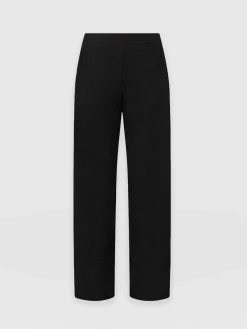 Apartment Pant Ribbed - Black Rib