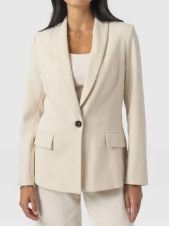 Argent Blazer - Cream
