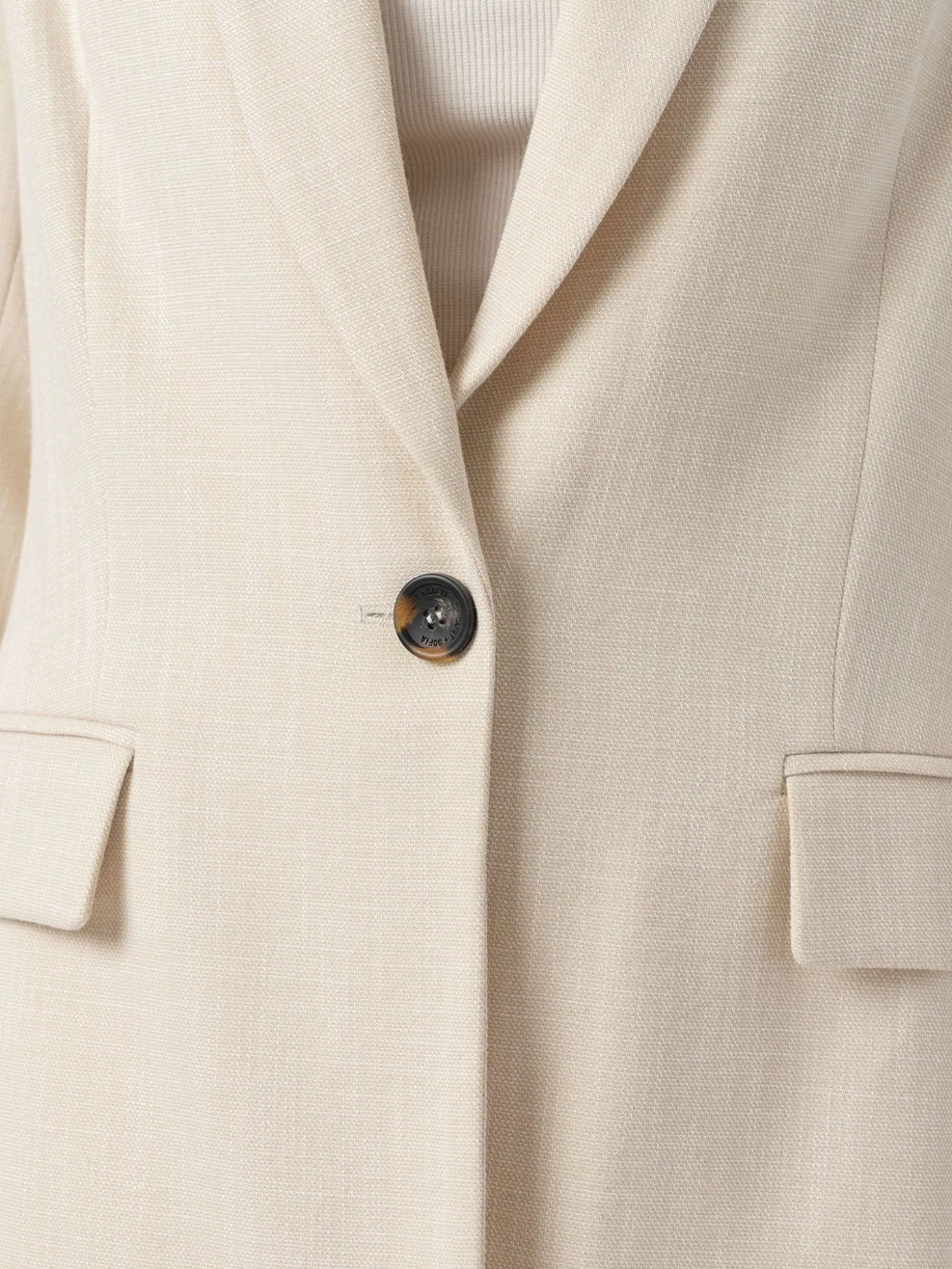 Argent Blazer - Cream