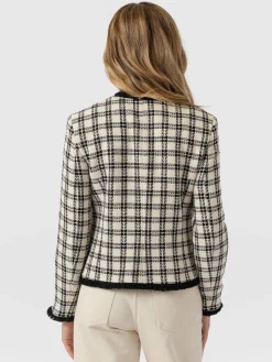 Ashby Jacket - Black/White Check