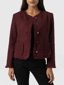 Ashby Jacket - Maroon