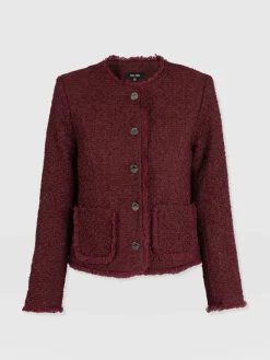 Ashby Jacket - Maroon