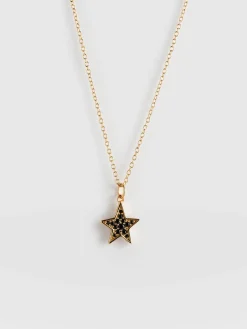 Astral Star Necklace - Gold/Black