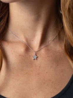 Astral Star Necklace - Silver