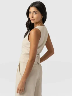 Astrid Waistcoat - Cream