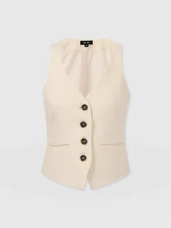 Astrid Waistcoat - Cream