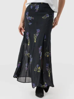 Audrey Skirt - Blue Lily Gardens