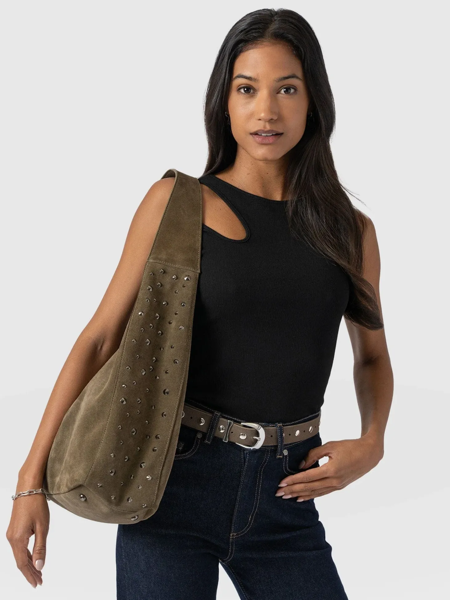 Axel Cut Out Vest - Black