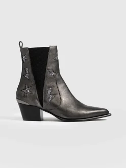 Billie Rock Boot - Gunmetal