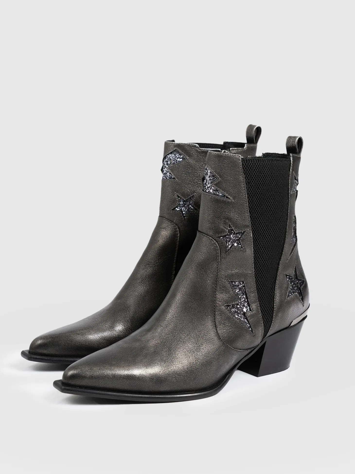 Billie Rock Boot - Gunmetal