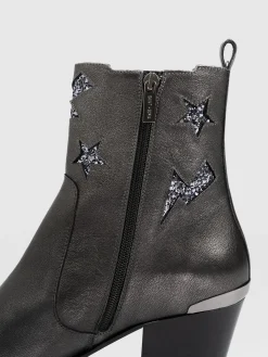 Billie Rock Boot - Gunmetal