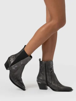 Billie Rock Boot - Gunmetal