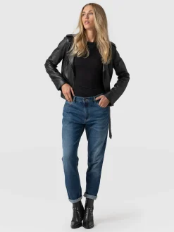 Boyfriend Jeans - Mid Blue