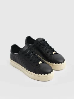 Brook Scallop Sneaker - Black