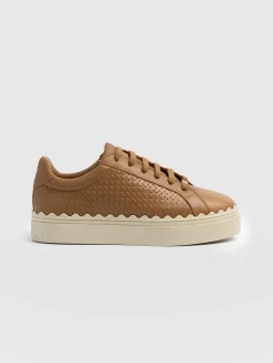 Brook Scallop Sneaker - Tan