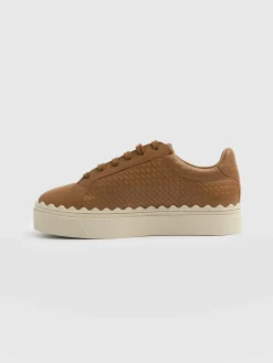 Brook Scallop Sneaker - Tan