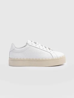 Brook Scallop Sneaker - White