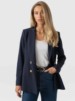 Cambridge Blazer - Navy Crepe