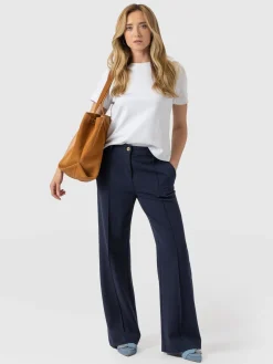 Cambridge Tailored Wide Leg Pant - Navy