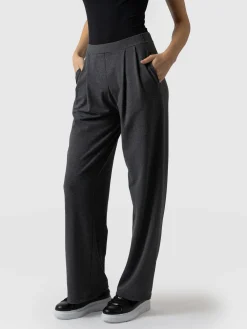 Camden Wide Leg Pant - Charcoal