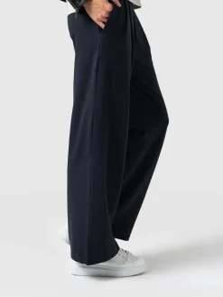 Camden Wide Leg Pant - Navy