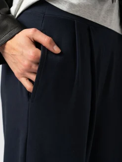 Camden Wide Leg Pant - Navy