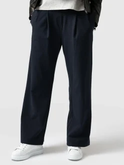 Camden Wide Leg Pant - Navy