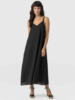 Candice A-Line Dress - Black