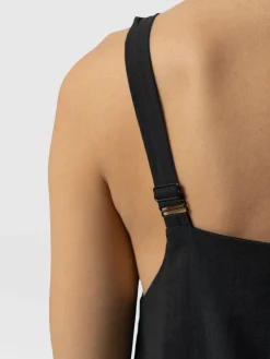 Candice A-Line Dress - Black