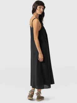 Candice A-Line Dress - Black