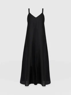 Candice A-Line Dress - Black