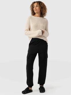 Cargo Tapered Pant - Black