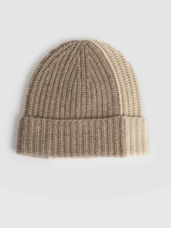 Cashmere Beanie - Cream/Beige