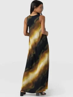 Celeste Maxi Dress - Yellow Gradient