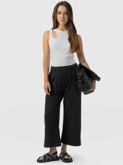 City Culotte - Black Pleats