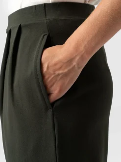 City Culotte - Khaki Pleats