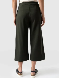 City Culotte - Khaki Pleats
