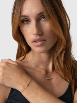 Constellation Cluster Bar Bracelet - Gold