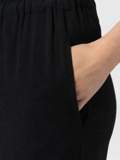 Corinne Linen Pant - Black