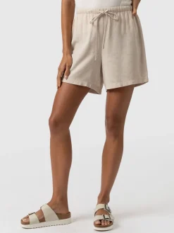 Corinne Linen Short - Oatmeal